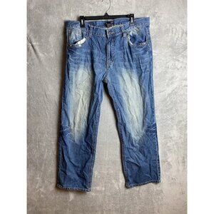Irreverent Mens 38x30 Blue Jeans